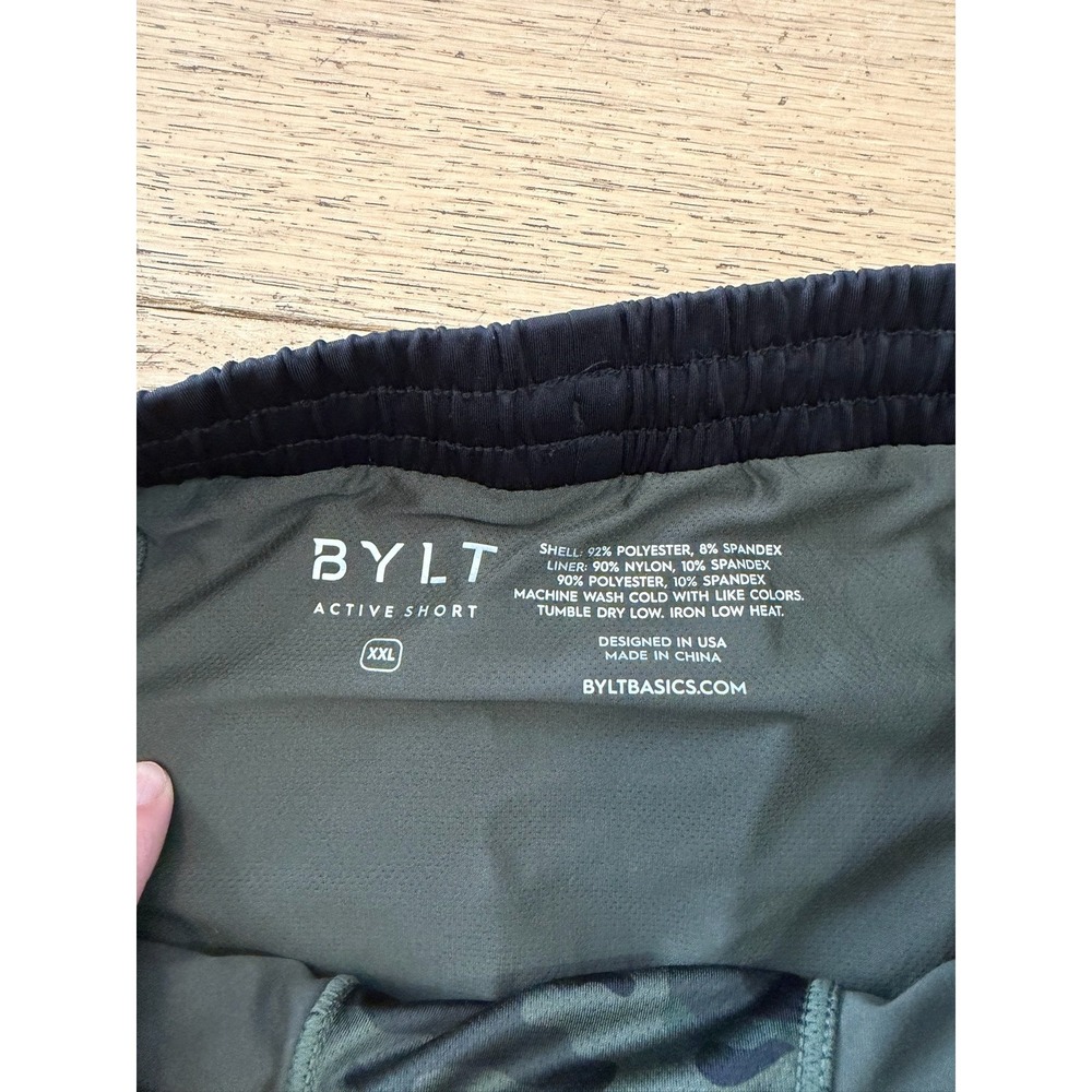 BYLT Premium Basic Lined Active Short Gray XXL Si… - image 2